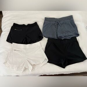 Lot of 4 Athleta shorts, size 8/M